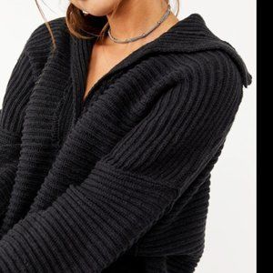 Free People black Marley Sweater